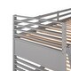 preview thumbnail 17 of 57, Twin over Twin Classic Wooden Bunk Bed with Two Drawers,Space-Efficient Multifunctional Bunk Bed With Storage
