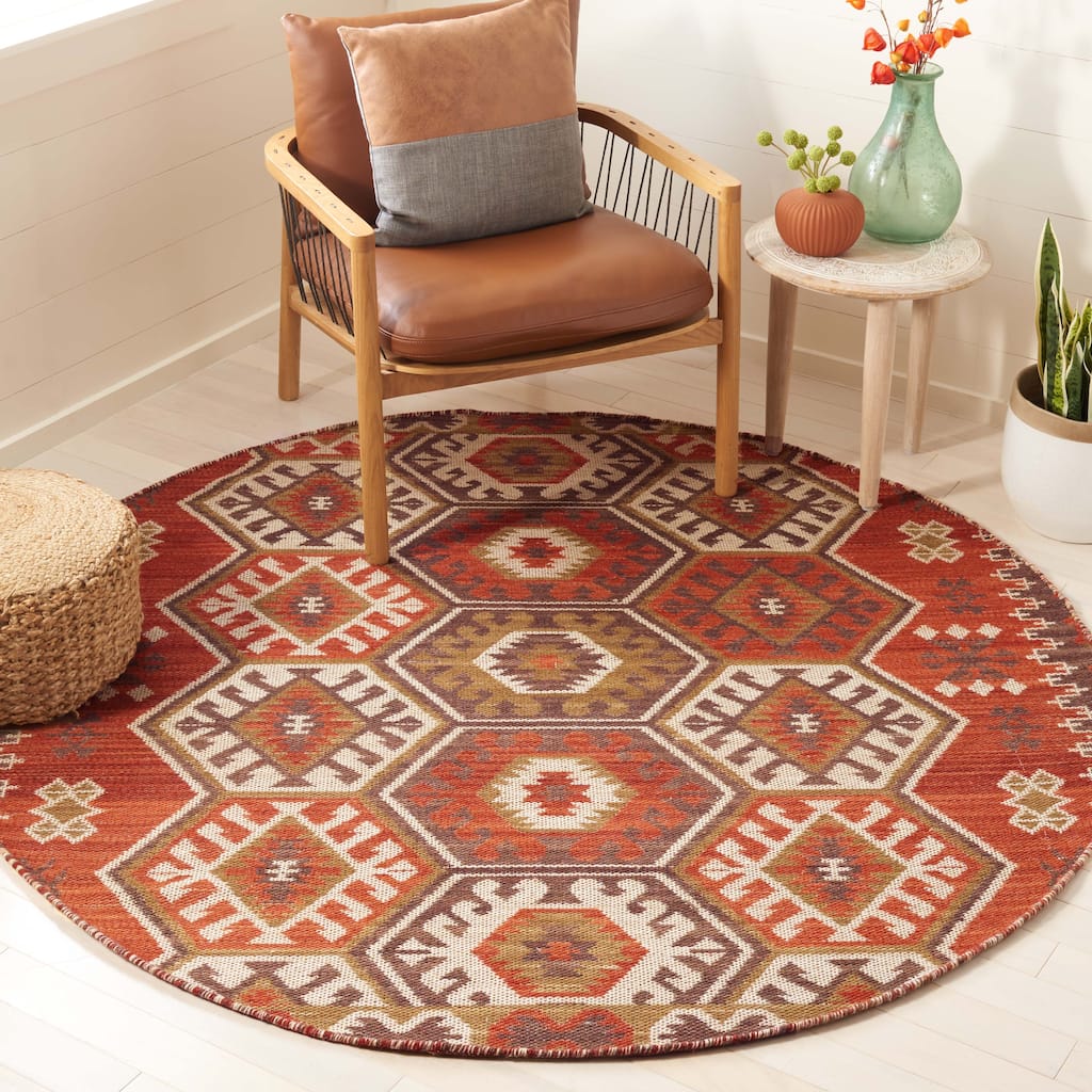 SAFAVIEH Handmade Kilim Melike Tribal Southwestern Wool Rug
