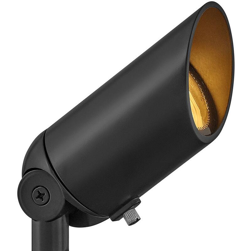 Hinkley Lighting 12v 50w Solid Brass Landscape Light - Brass Satin Black