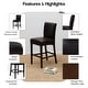 preview thumbnail 2 of 78, NPD Furniture Milton Bonded Leather Counter Stool