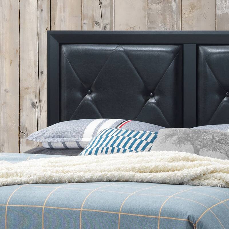 King Size MDF Platform Bed with Durable Construction and Easy Assembly