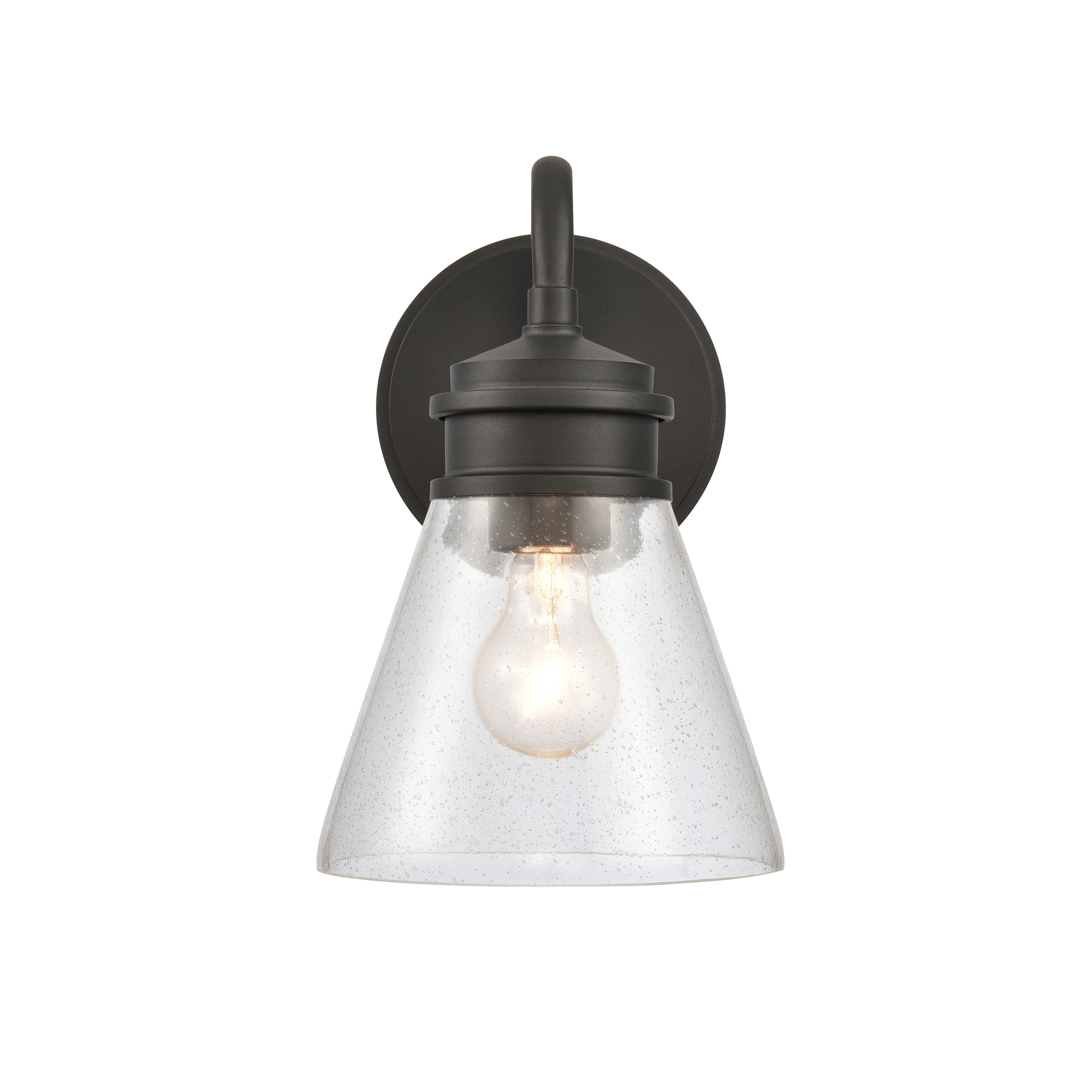 Dovas 11.5'' High 1-Light Outdoor Sconce - Textured Black