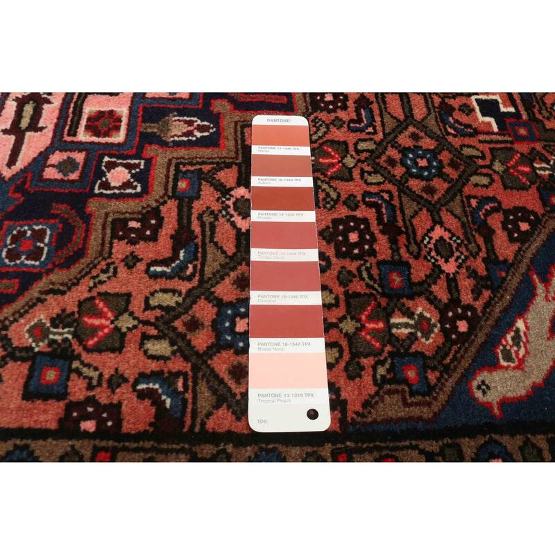 ECARPETGALLERY Hand-knotted Anadol Copper Wool Rug - 3'7 x 4'11