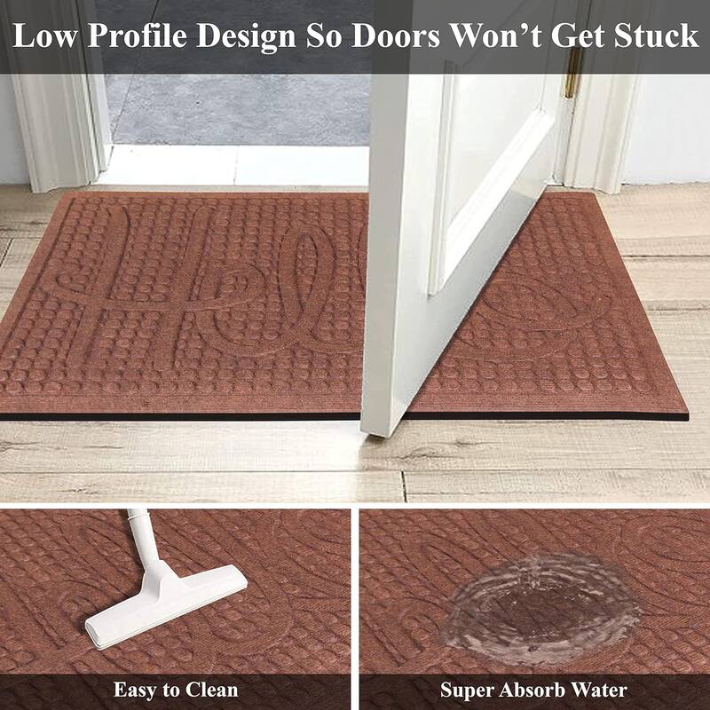 A1HC Water Retainer Indoor/Outdoor 24"X36" Doormat
