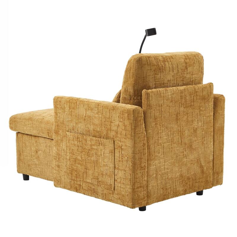 Multifunctional Lazy Person Sofa Recliner can be Stored Storage Backrest with Cell Phone Bracket Single Leisure Chair