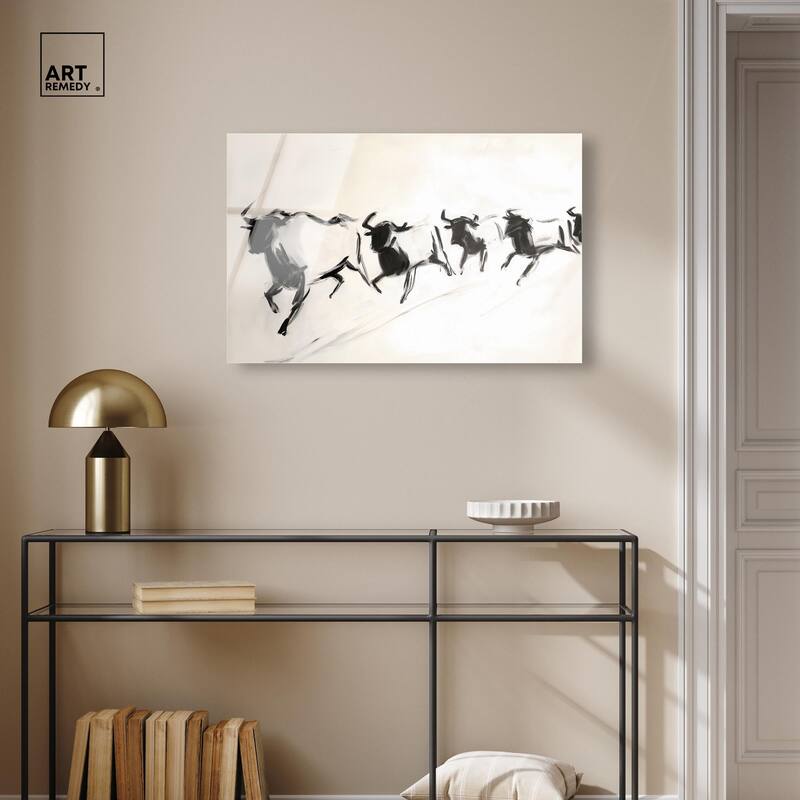 Bovine II Acrylic by Art Remedy, Ready to Hang