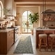 preview thumbnail 32 of 44, SAFAVIEH Adirondack Isabelle Chevron Distressed Rug 2'6" x 10' Runner - Dark Green/Ivory