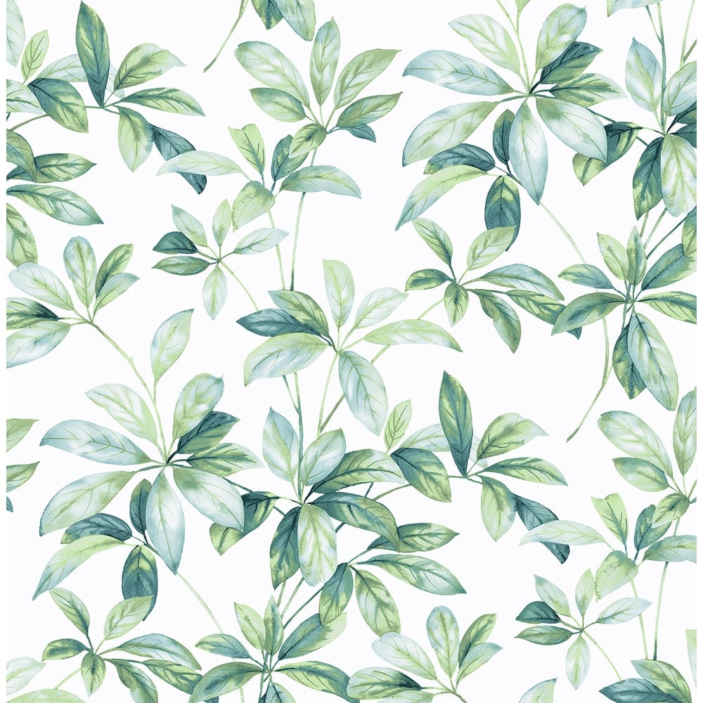 NextWall Leaf Trail Peel and Stick Wallpaper