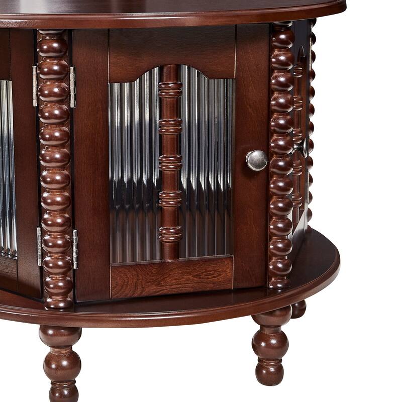 Vintage Round Nesting Coffee Table