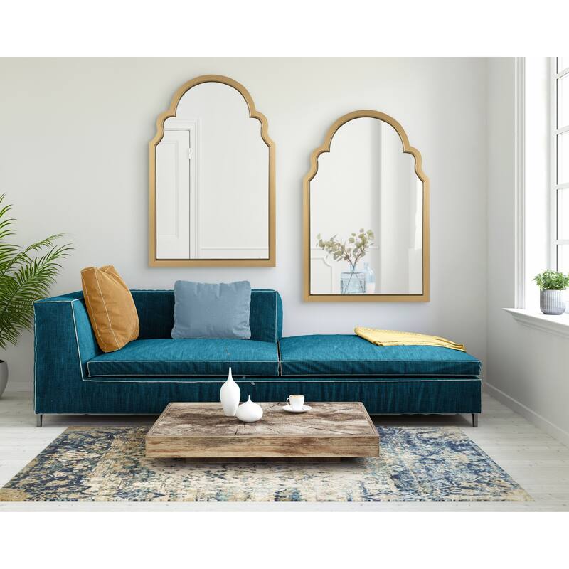 Kate and Laurel Hogan Arch Framed Mirror
