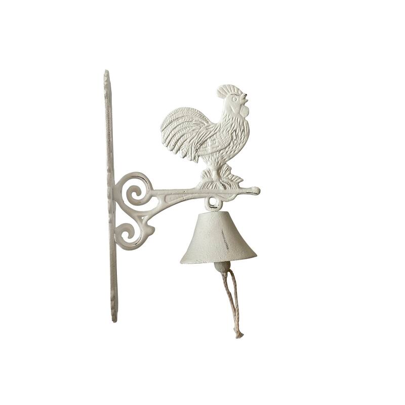Cast Iron Rooster Wall Bell -A