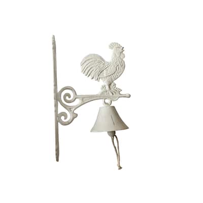 Cast Iron Rooster Wall Bell -A