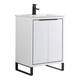 Option White Matte - Black Hardware