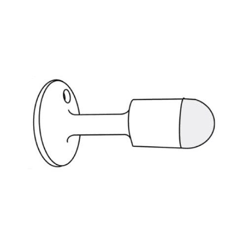 Shop Commercial Grade Wall Door Stop 3 Overall Projection And 2 1