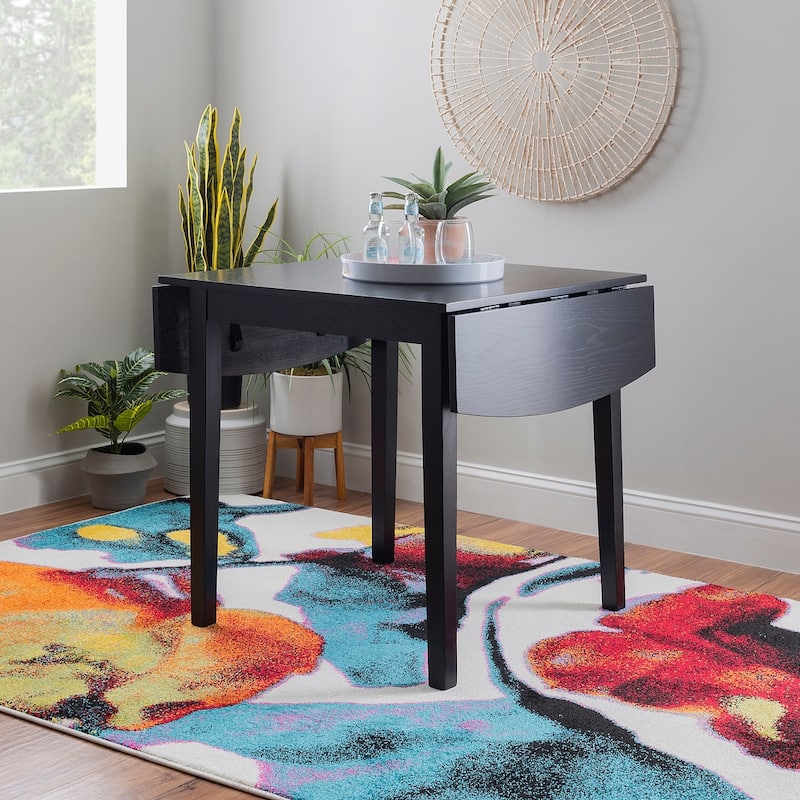 Piedmonth Solid Wood Square Drop Leaf Dining Table
