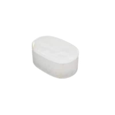 Small Alabaster Oval Accent Box - 4" - White