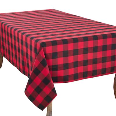 Casual Buffalo Plaid Tablecloth