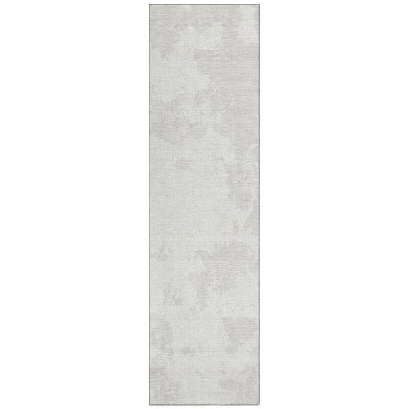 Machine Washable Indoor/ Outdoor Chantille Abstract Rug