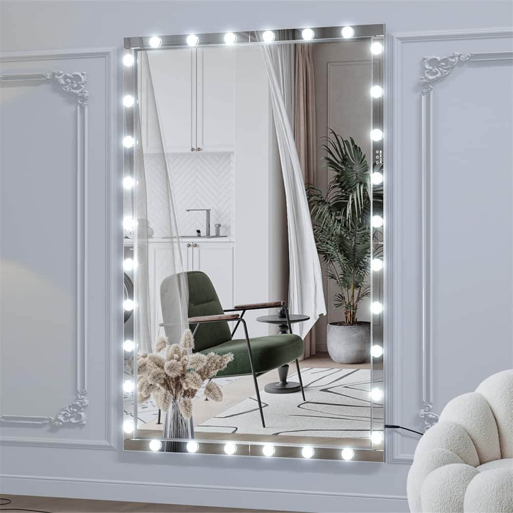 Hollywood LED Full Body Mirror with 3 Color Mode Lights
