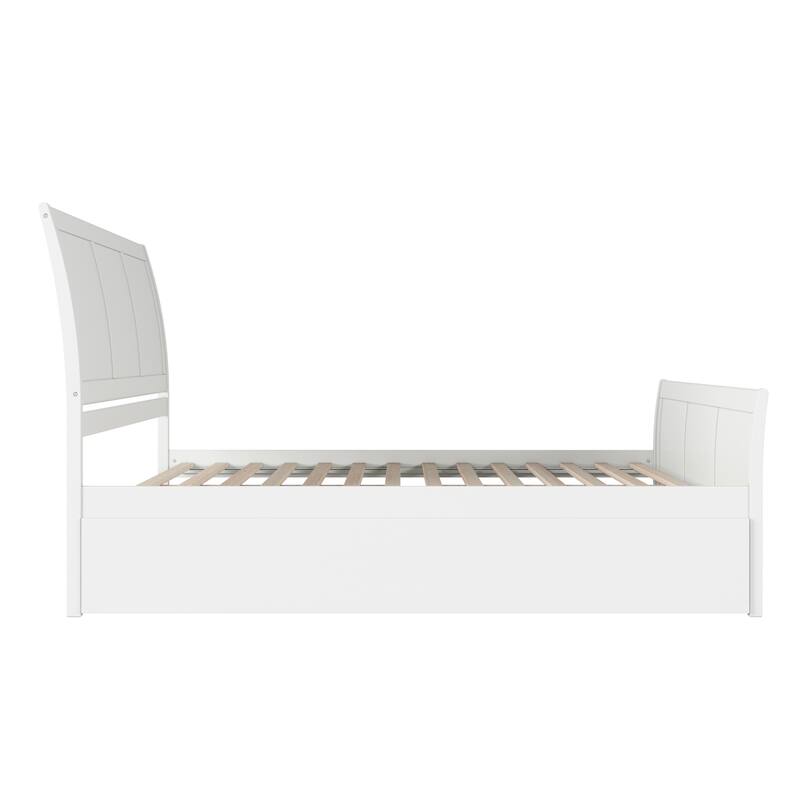 Portland Solid Wood Platform Bed with Matching Footboard and Trundle