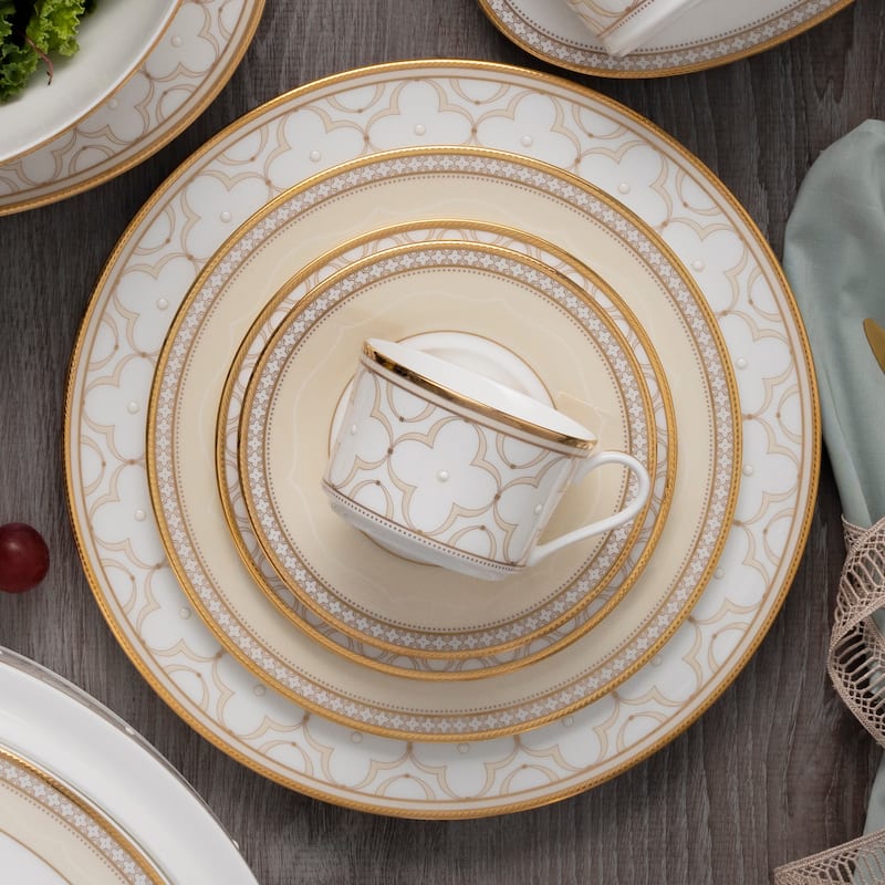 Noritake Trefolio Gold 5-Piece Place Setting, Service for 1