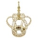 preview thumbnail 17 of 17, Crystal Bead Crown Decor Centerpiece Accent Piece Tabletop with Mirror