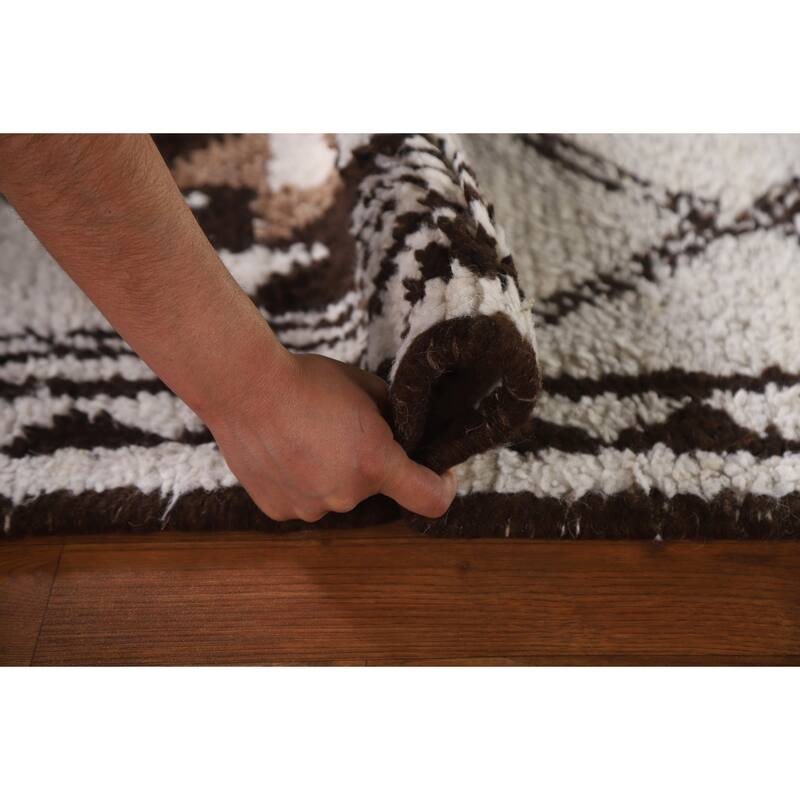 Tribal / Geometric Anatolian Turkish Runner Rug Handmade Wool Carpet - 2'11"x 9'9"