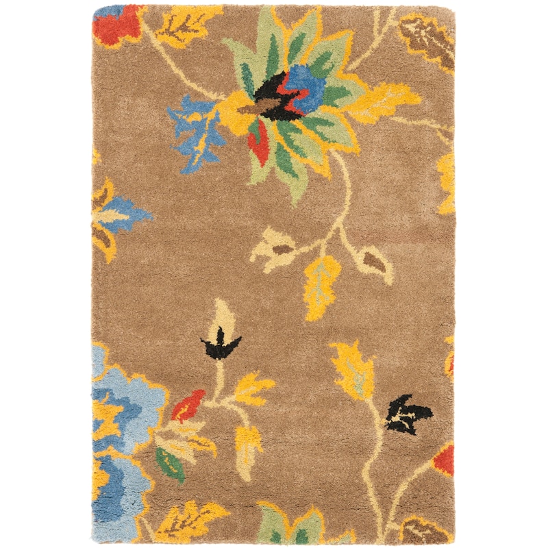 SAFAVIEH Handmade Soho Maren Floral N.Z. Wool Rug