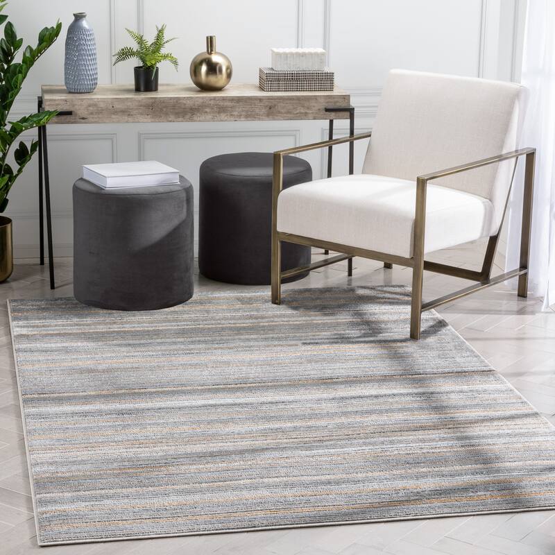 Well Woven Verity Giselle Moroccan Abstract Stripe Area Rug