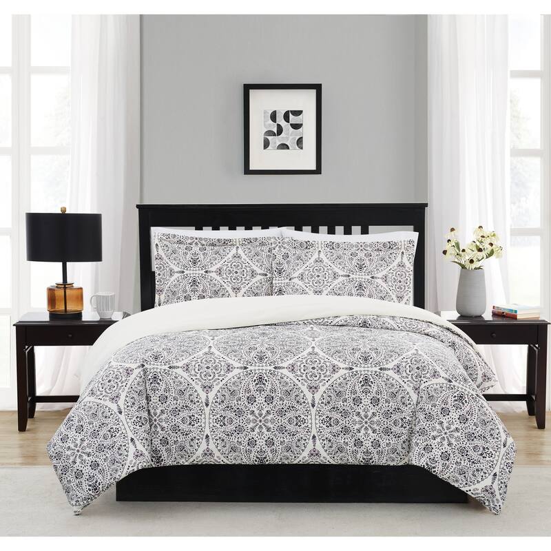 Cannon Gramercy Medallion 3 Piece Comforter Set