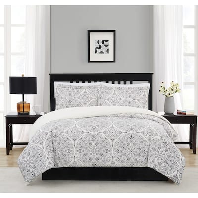 Cannon Gramercy Medallion 3 Piece Duvet Cover Set
