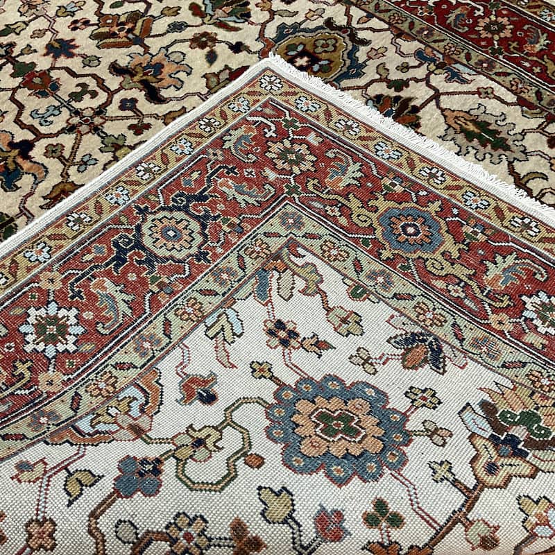 HERAT ORIENTAL Hand-knotted Indo 5' x 8' Serapi Wool Rug - 5' x 8'