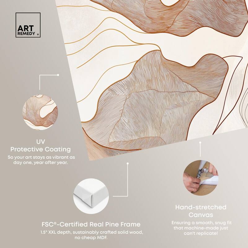 Contoured Reverie I Canvas by Art Remedy, Gallery Wrapped