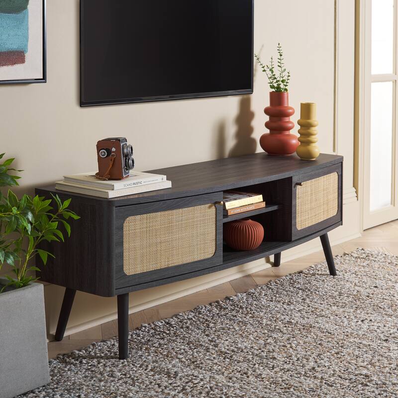 SAFAVIEH Home Cielle 2 Door Media Stand. - 60"Wx15"Dx21"H