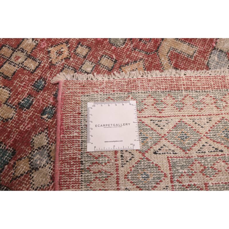 ECARPETGALLERY Hand-knotted Kayseri Vintage Red Wool Rug - 6'3 x 9'2