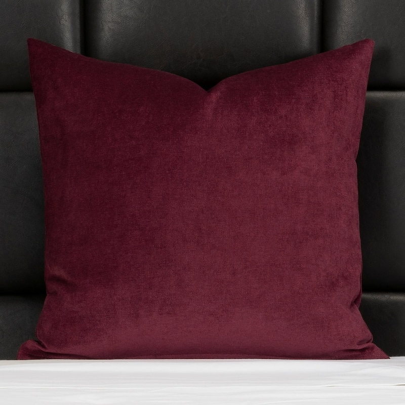 Mixology Padma Washable Polyester Throw Pillow - 20 x 20 - Wine