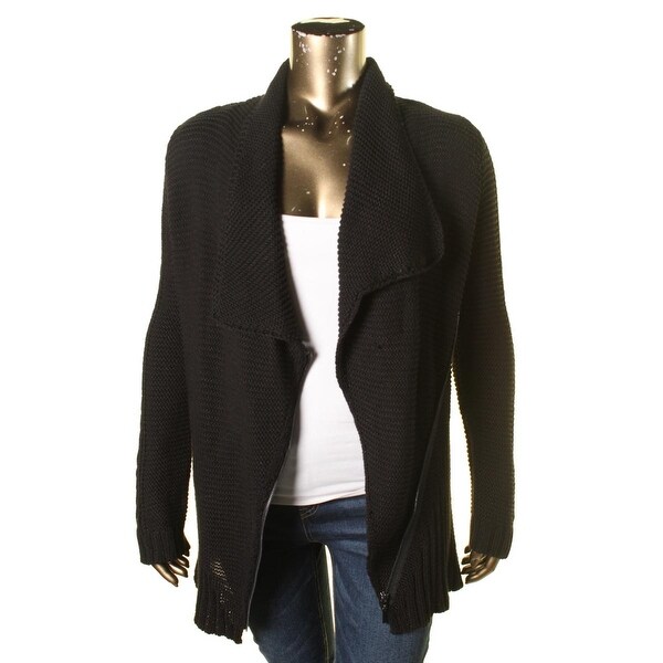 rachel roy zip asymmetrical sweater