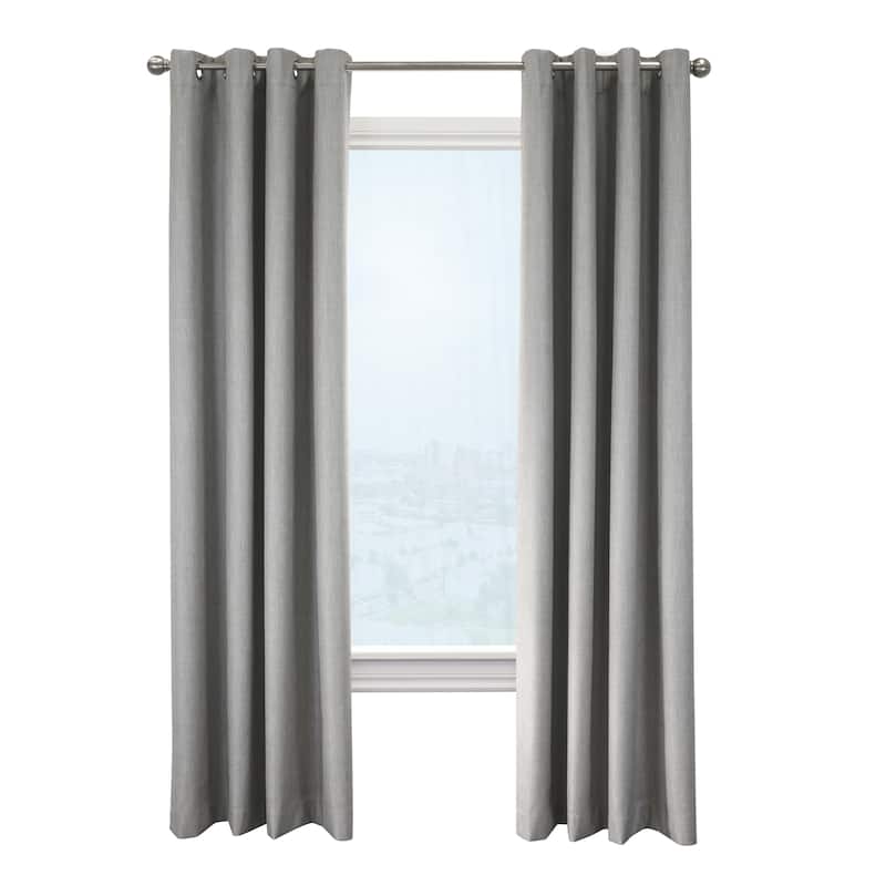 ThermaPlus Newberry Total Blackout Grommet Curtain Panel - 52" x 95" - Greige
