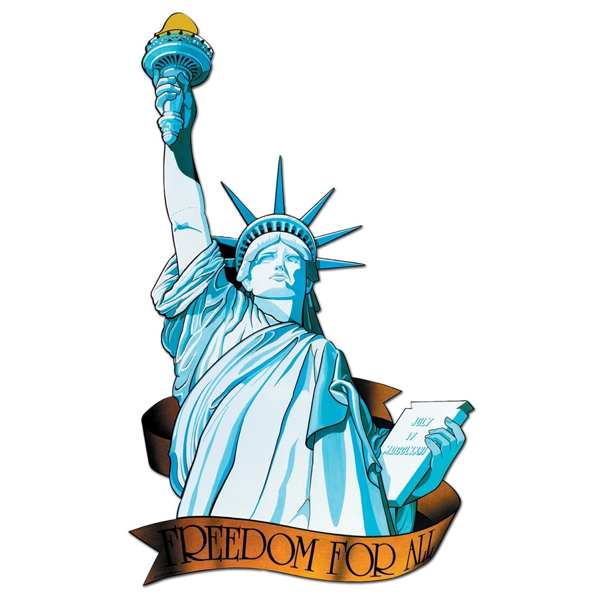 Shop Club Pack Of 12 Blue White And Yellow Patriotic Miss Lady