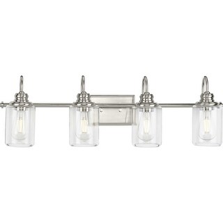 Progress Lighting Aiken 4 Light 32" Wide Bathroom Vanity Light - Bed ...