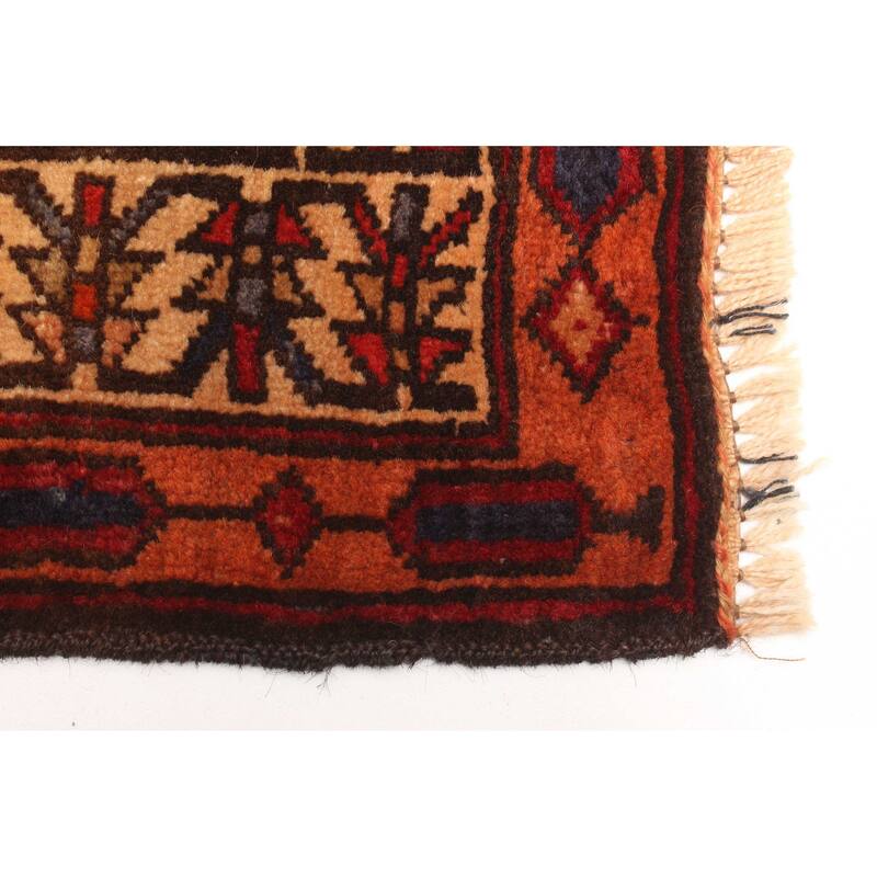 ECARPETGALLERY Hand-knotted Teimani Brown Wool Rug - 2'7 x 4'5