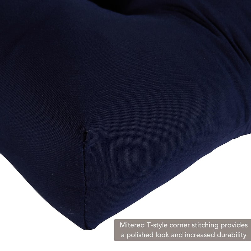 Sunbrella Tufted 20-inch Outdoor Chair Cushion