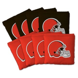 Cleveland Browns NFL Dual Sided Pro Stop & Slide Cornhole Bags