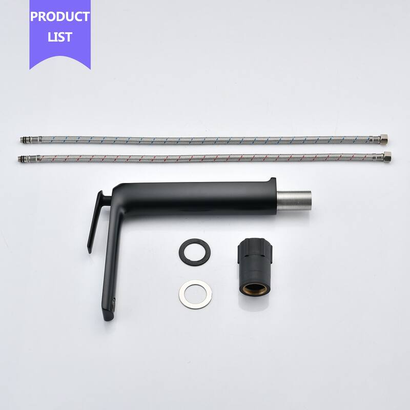 PROOX High Arc Bathroom Vessel Faucet Lever Single Handle