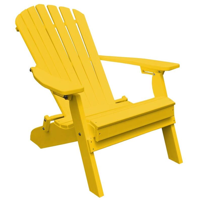 Poly Folding and Reclining Adirondack Chair