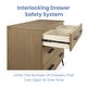 preview thumbnail 9 of 12, Sloane 4 Drawer Dresser with Changing Top and Interlocking Drawers - N/A