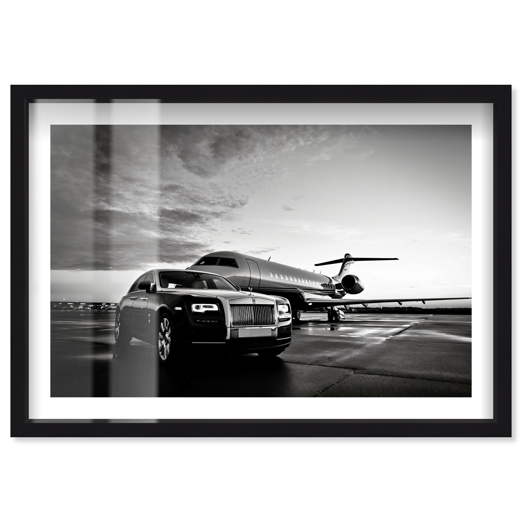 Billionaire's Toys II Bedroom Wall Decor Shadowbox Print by Notoriart