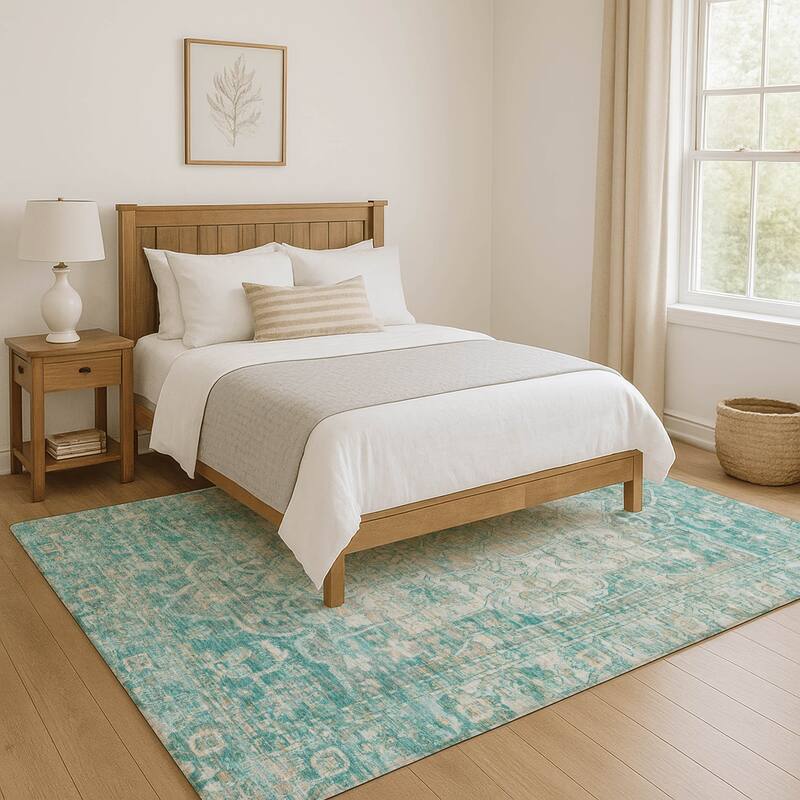 Premium Washable Super Soft Vintage Traditional Mayfield Rug