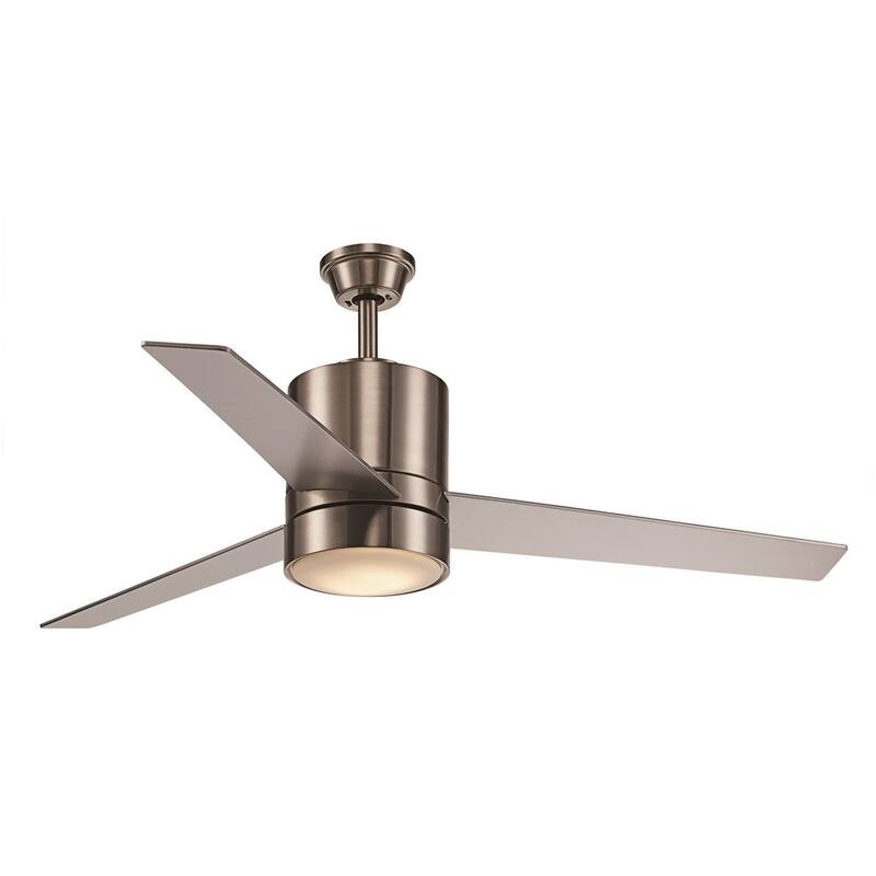 Trans Globe Lighting 52" 3 Blade Indoor DC Motor Ceiling Fan - Wall - Brushed Nickel