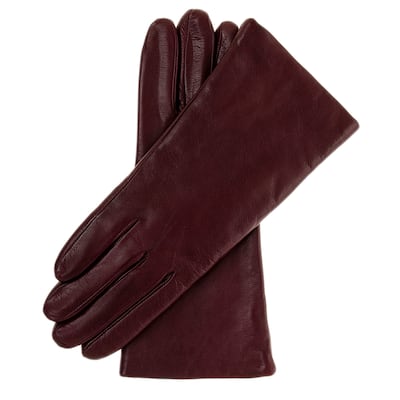 Women's Italian Cashmere Lined Leather Gloves